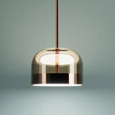 Bowl-shaped Clear Glass Pendant Light - Clowas